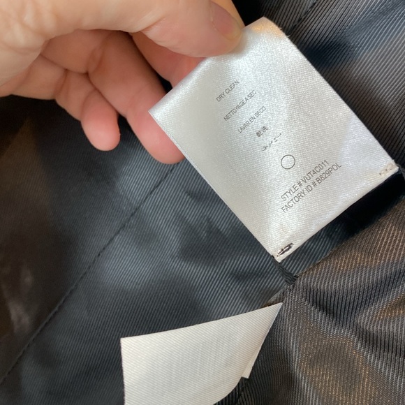 BCBGMaxAzria Black Shiny Blazer Jacket, Size Small - Picture 8 of 8